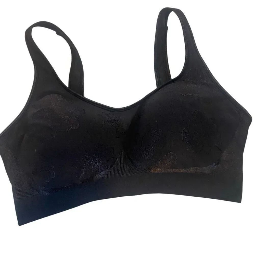 Bali black size 2XL embossed Tshirt bra